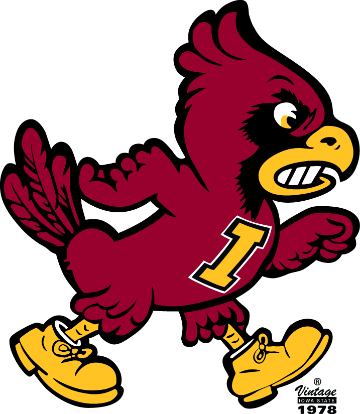 Iowa State Cyclones 1978-1983 Primary Logo iron on paper